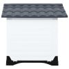 Dog House Grey, White, Black Polypropylene Small