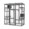 Extra Large Cat Cage - Gray