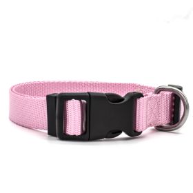 Nylon Pet Collar (Option: Pink-S)