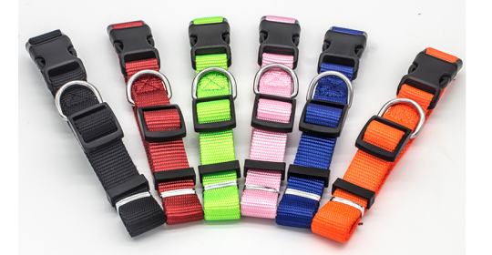Nylon Pet Collar (Option: Set-M)