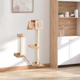 Cat Shelf for Wall (Option: Yellow-655x370x210 mm)