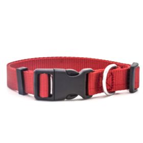 Nylon Pet Collar (Option: Red-XL)