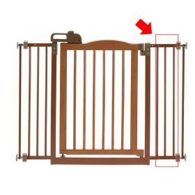 One Touch Gate II Extension (Option: Touch Gate II Extension in Brown)
