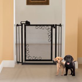 One Touch Gate II Extension (Option: Touch Metal Mesh Pet Gate in Antique Bronze)